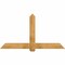 Ekena Millwork Eugene Rough Sawn Timber Gable Bracket, Western Red Cedar, 72"W x 39"H x 6"D x 6"F, 13/12 Pitch GBW072X39X0606EUG00RWR - alternate 1